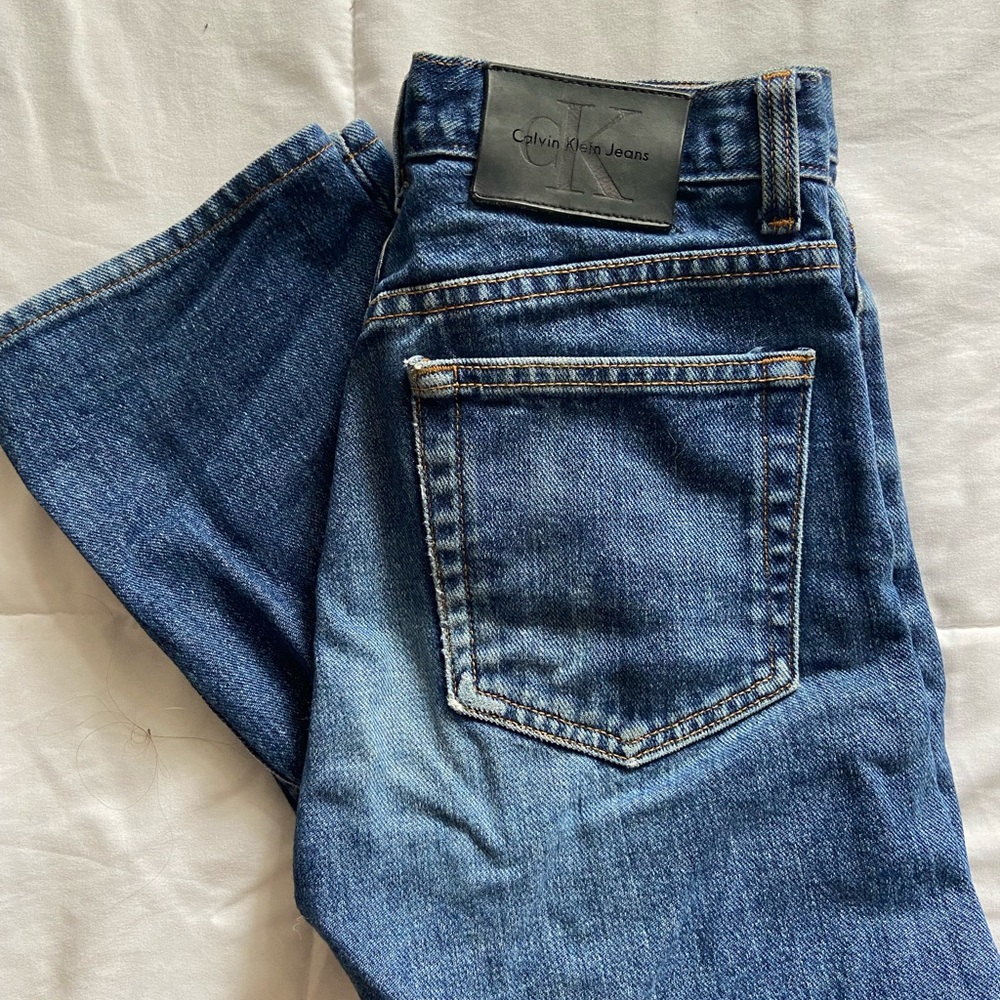 Straight leg jeans